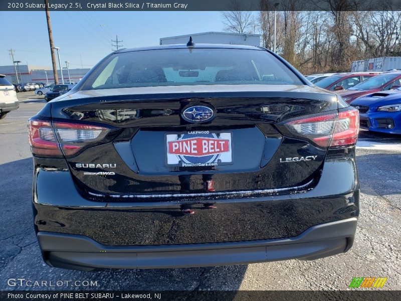 Crystal Black Silica / Titanium Gray 2020 Subaru Legacy 2.5i