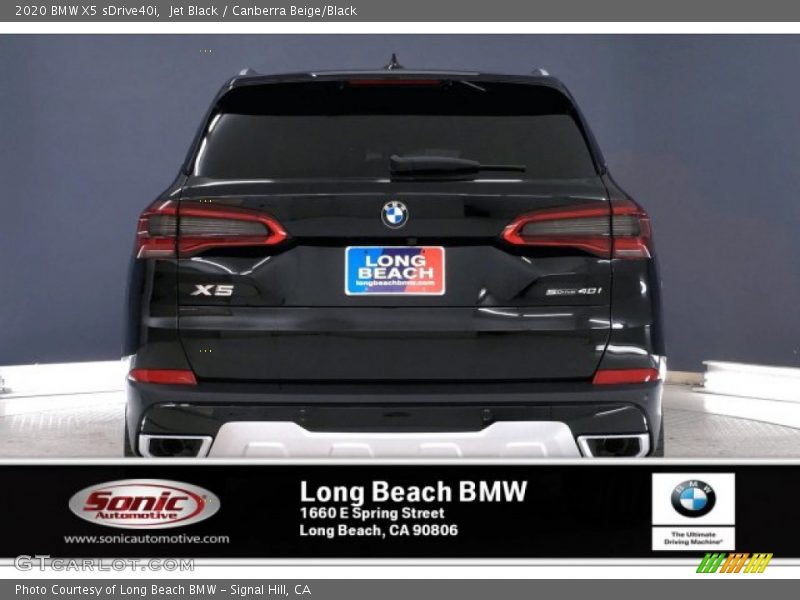 Jet Black / Canberra Beige/Black 2020 BMW X5 sDrive40i