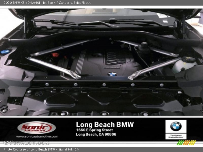 Jet Black / Canberra Beige/Black 2020 BMW X5 sDrive40i