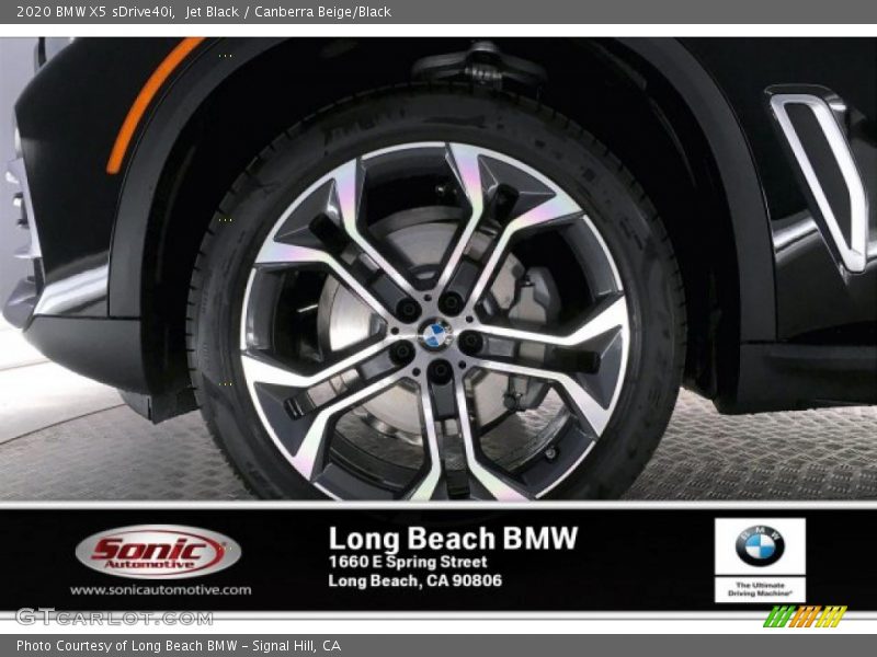 Jet Black / Canberra Beige/Black 2020 BMW X5 sDrive40i