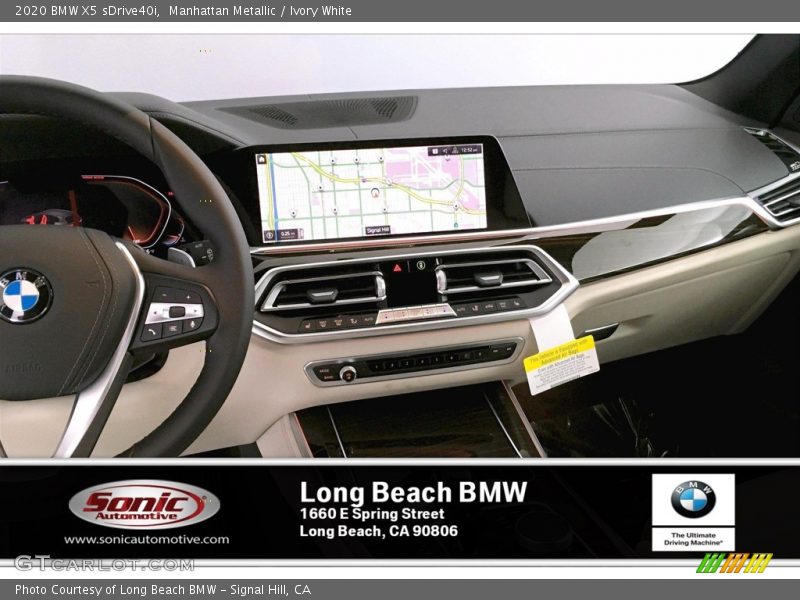 Manhattan Metallic / Ivory White 2020 BMW X5 sDrive40i