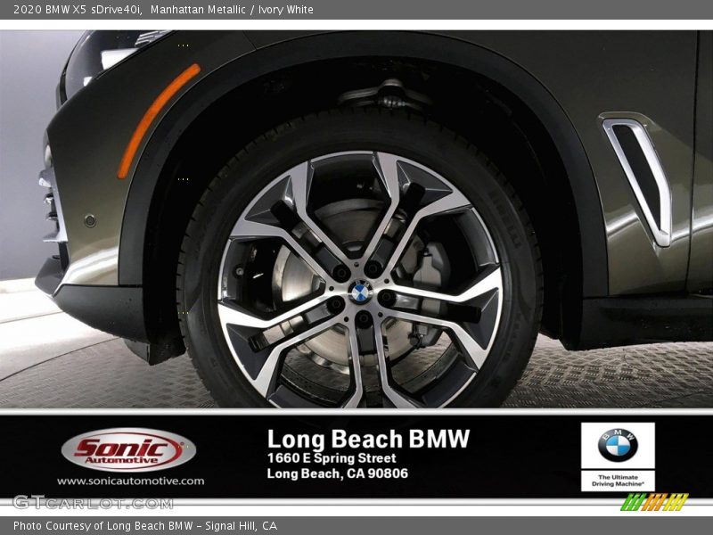 Manhattan Metallic / Ivory White 2020 BMW X5 sDrive40i