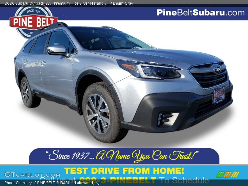 Ice Silver Metallic / Titanium Gray 2020 Subaru Outback 2.5i Premium