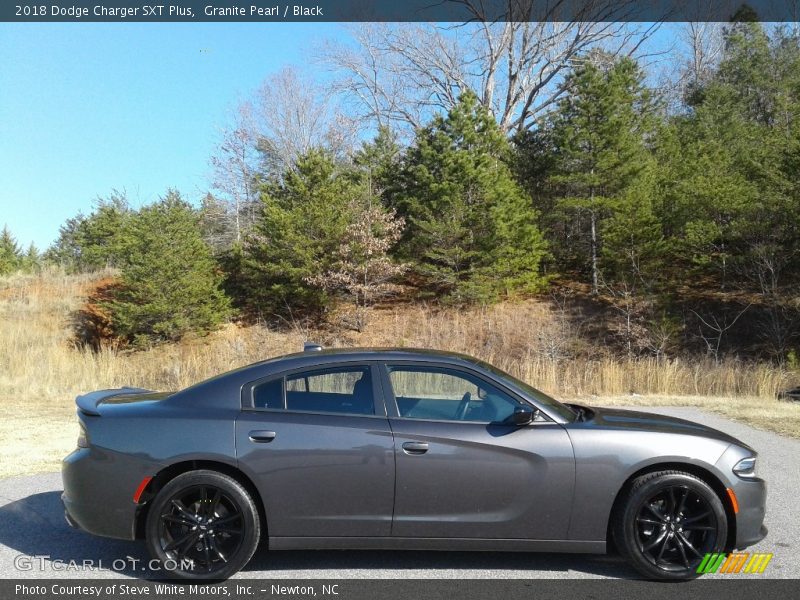 Granite Pearl / Black 2018 Dodge Charger SXT Plus
