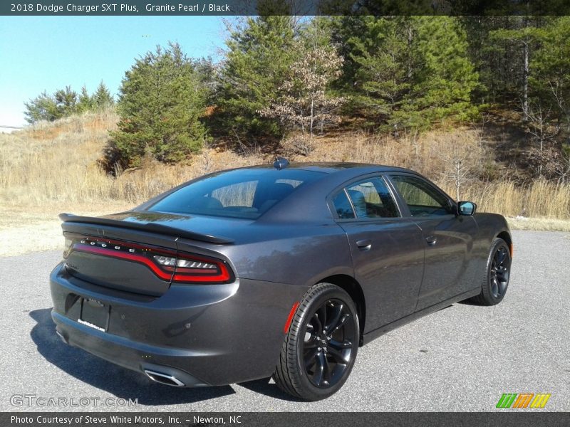 Granite Pearl / Black 2018 Dodge Charger SXT Plus
