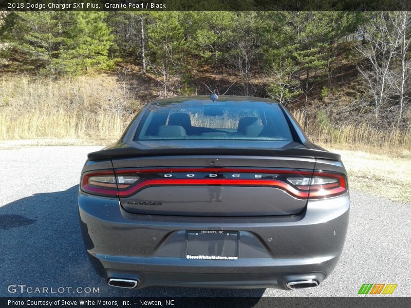 Granite Pearl / Black 2018 Dodge Charger SXT Plus