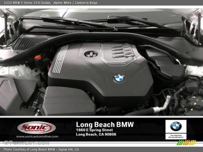 Alpine White / Canberra Beige 2020 BMW 3 Series 330i Sedan