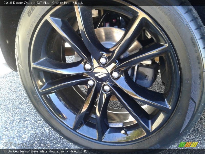 Granite Pearl / Black 2018 Dodge Charger SXT Plus