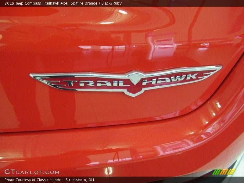 Spitfire Orange / Black/Ruby 2019 Jeep Compass Trailhawk 4x4
