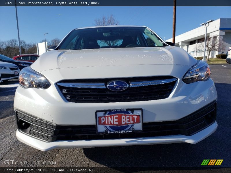 Crystal White Pearl / Black 2020 Subaru Impreza Sedan