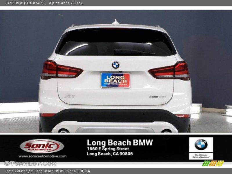 Alpine White / Black 2020 BMW X1 sDrive28i
