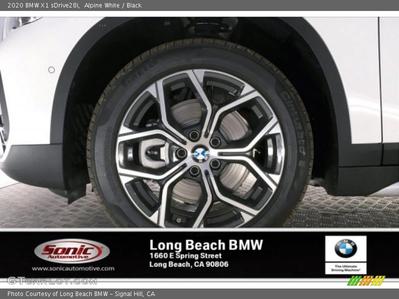 Alpine White / Black 2020 BMW X1 sDrive28i