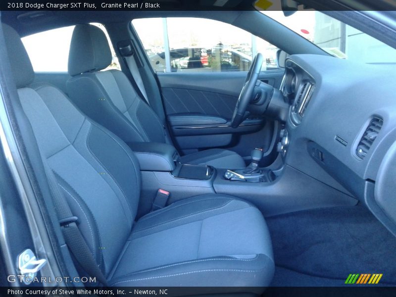Granite Pearl / Black 2018 Dodge Charger SXT Plus