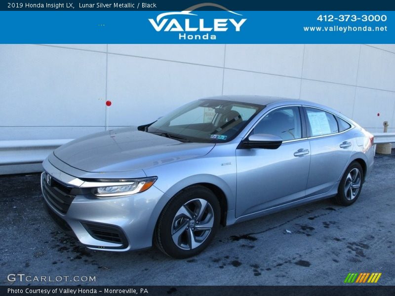 Lunar Silver Metallic / Black 2019 Honda Insight LX