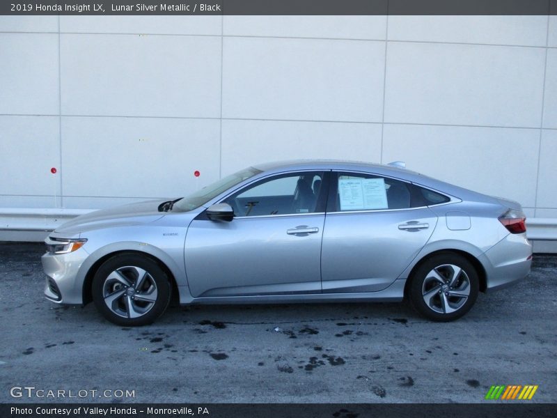 Lunar Silver Metallic / Black 2019 Honda Insight LX