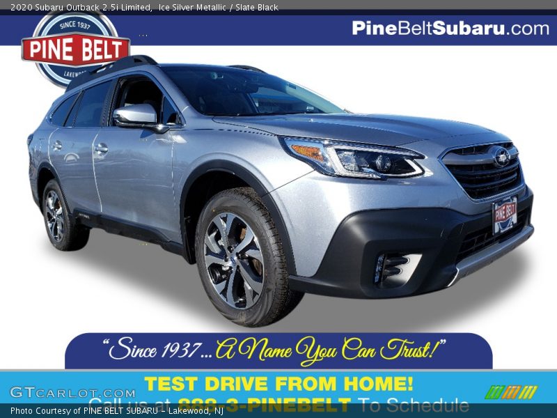 Ice Silver Metallic / Slate Black 2020 Subaru Outback 2.5i Limited