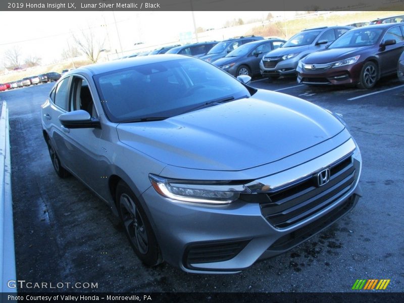 Lunar Silver Metallic / Black 2019 Honda Insight LX