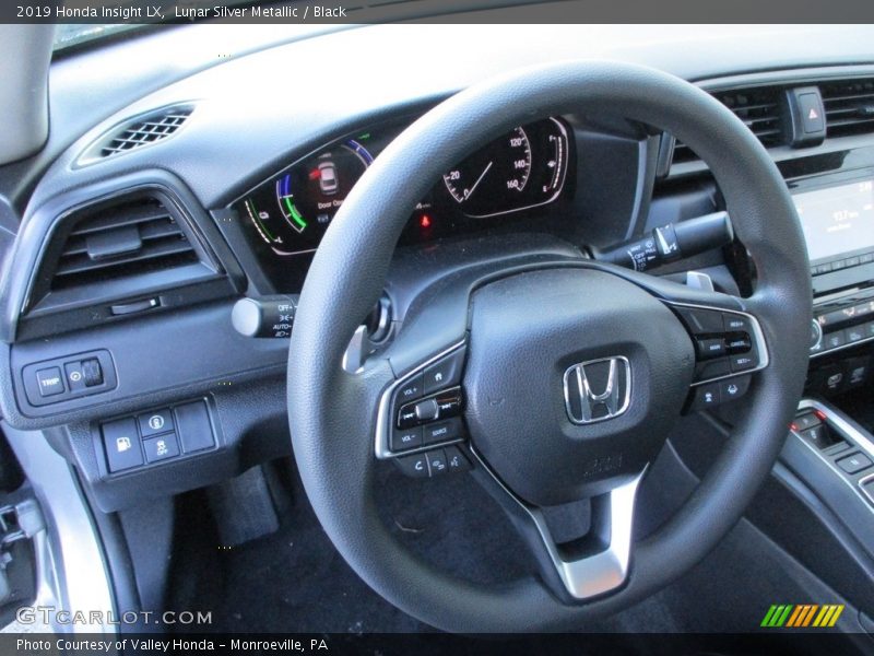 Lunar Silver Metallic / Black 2019 Honda Insight LX