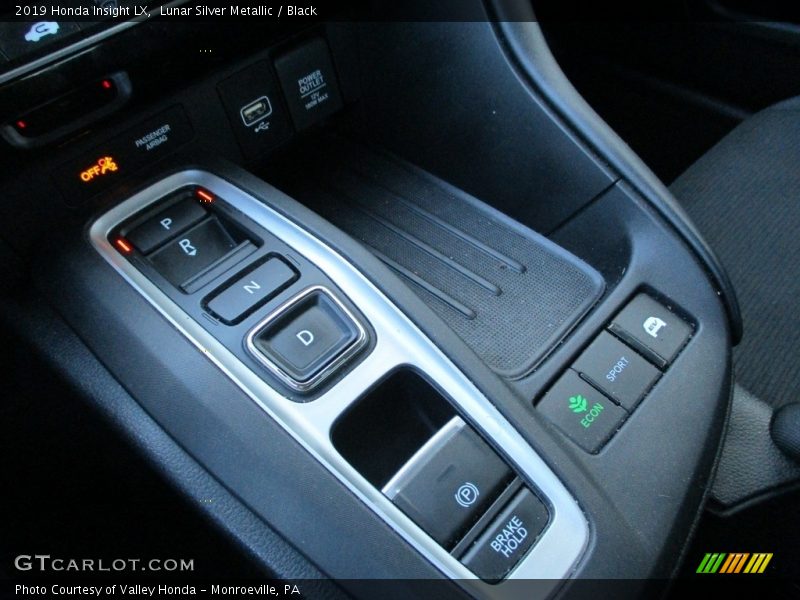 Lunar Silver Metallic / Black 2019 Honda Insight LX