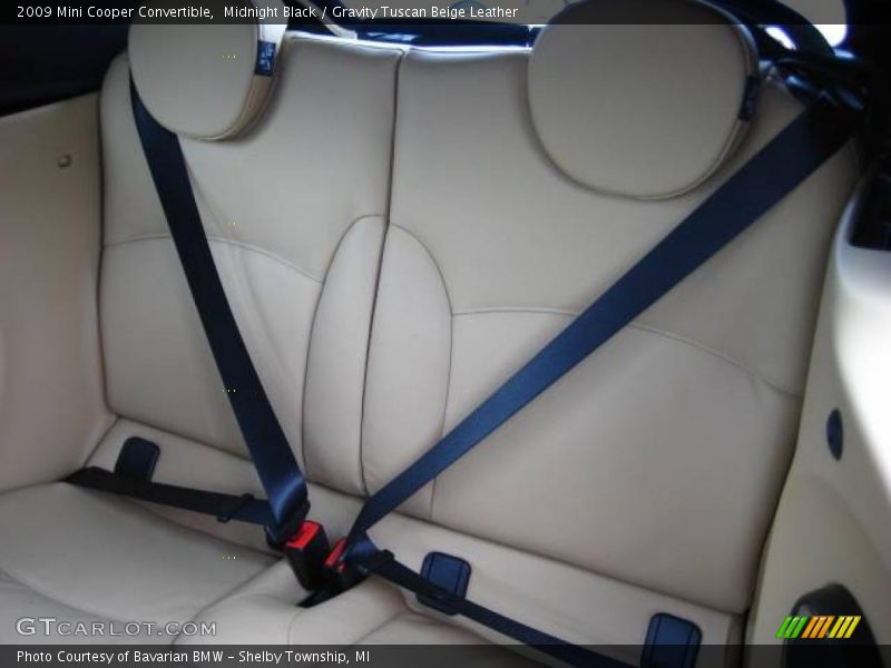 Midnight Black / Gravity Tuscan Beige Leather 2009 Mini Cooper Convertible