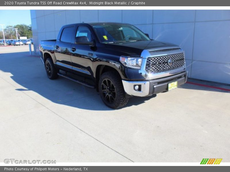 Midnight Black Metallic / Graphite 2020 Toyota Tundra TSS Off Road CrewMax 4x4