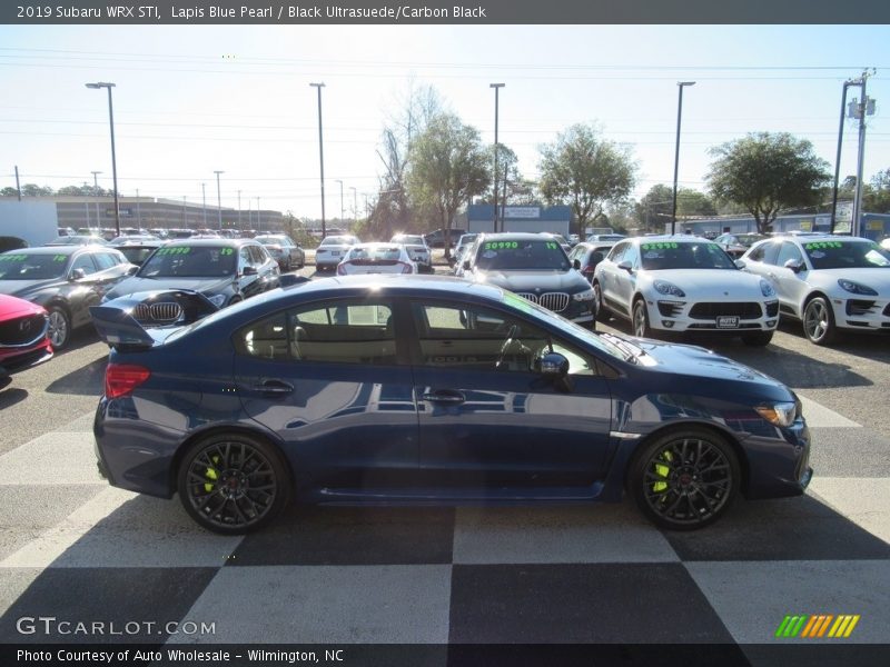 Lapis Blue Pearl / Black Ultrasuede/Carbon Black 2019 Subaru WRX STI