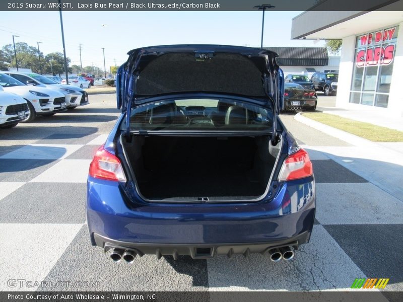 Lapis Blue Pearl / Black Ultrasuede/Carbon Black 2019 Subaru WRX STI