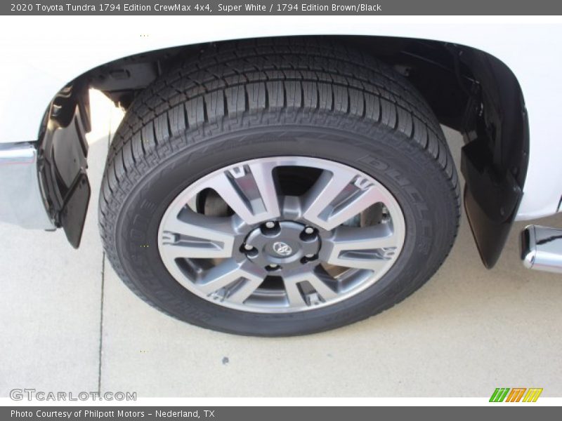 Super White / 1794 Edition Brown/Black 2020 Toyota Tundra 1794 Edition CrewMax 4x4
