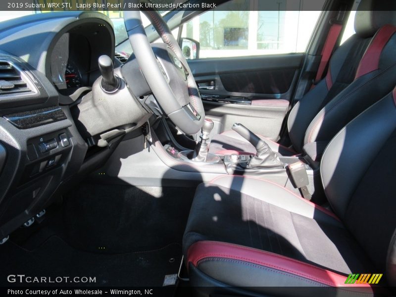 Lapis Blue Pearl / Black Ultrasuede/Carbon Black 2019 Subaru WRX STI