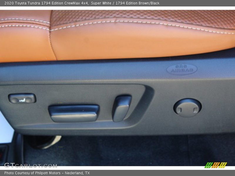 Super White / 1794 Edition Brown/Black 2020 Toyota Tundra 1794 Edition CrewMax 4x4