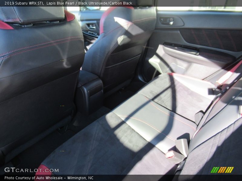 Lapis Blue Pearl / Black Ultrasuede/Carbon Black 2019 Subaru WRX STI
