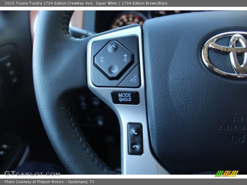 Super White / 1794 Edition Brown/Black 2020 Toyota Tundra 1794 Edition CrewMax 4x4