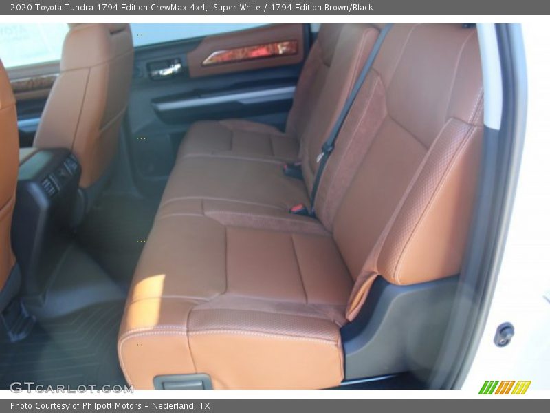 Super White / 1794 Edition Brown/Black 2020 Toyota Tundra 1794 Edition CrewMax 4x4