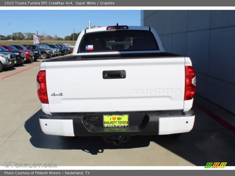 Super White / Graphite 2020 Toyota Tundra SR5 CrewMax 4x4