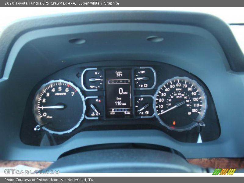 Super White / Graphite 2020 Toyota Tundra SR5 CrewMax 4x4
