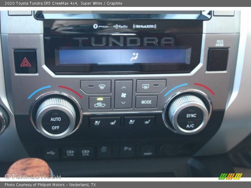 Super White / Graphite 2020 Toyota Tundra SR5 CrewMax 4x4