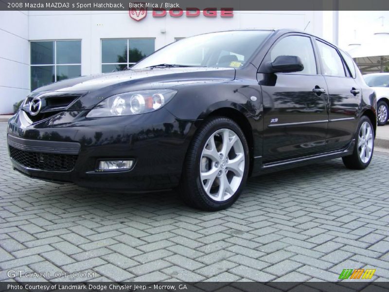 Black Mica / Black 2008 Mazda MAZDA3 s Sport Hatchback