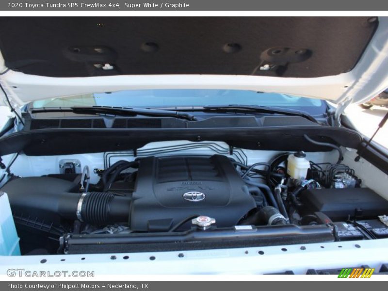 Super White / Graphite 2020 Toyota Tundra SR5 CrewMax 4x4