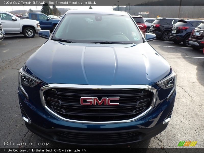 Blue Emerald Metallic / Jet Black 2020 GMC Terrain SLE AWD