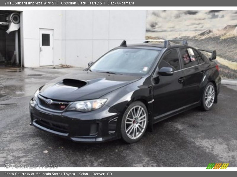 Obsidian Black Pearl / STI  Black/Alcantara 2011 Subaru Impreza WRX STi