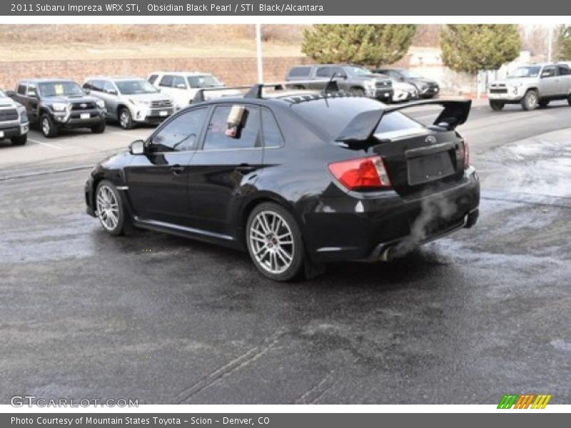 Obsidian Black Pearl / STI  Black/Alcantara 2011 Subaru Impreza WRX STi