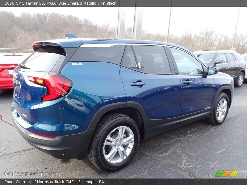 Blue Emerald Metallic / Jet Black 2020 GMC Terrain SLE AWD