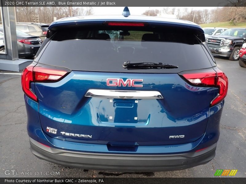 Blue Emerald Metallic / Jet Black 2020 GMC Terrain SLE AWD