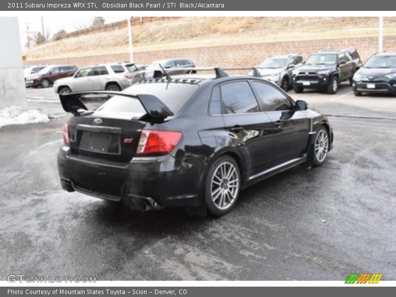 Obsidian Black Pearl / STI  Black/Alcantara 2011 Subaru Impreza WRX STi
