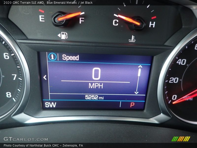 Blue Emerald Metallic / Jet Black 2020 GMC Terrain SLE AWD