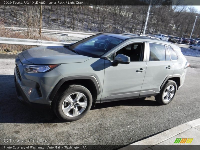 Lunar Rock / Light Gray 2019 Toyota RAV4 XLE AWD