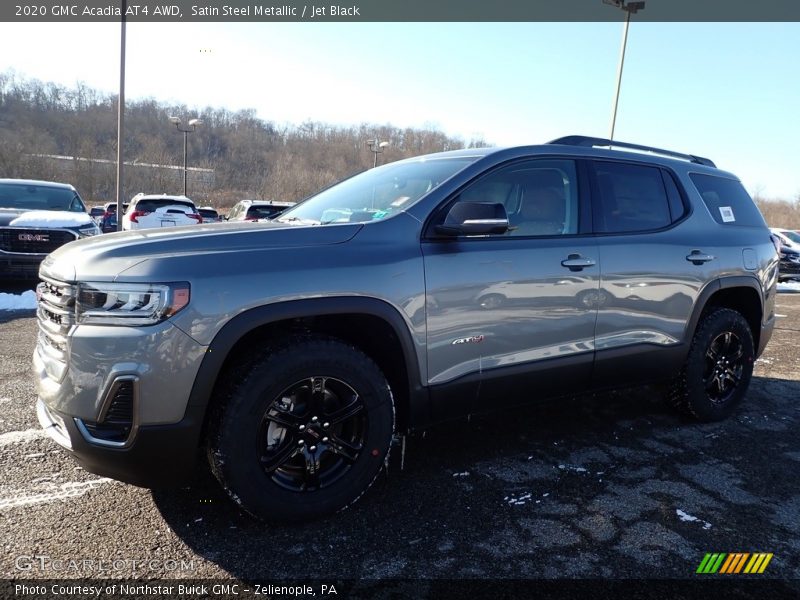 Satin Steel Metallic / Jet Black 2020 GMC Acadia AT4 AWD
