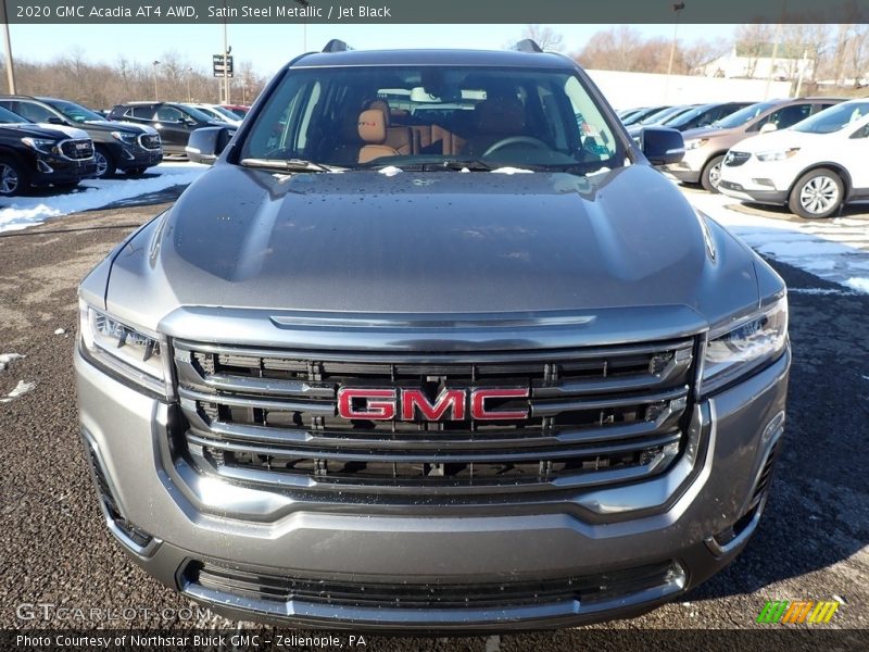 Satin Steel Metallic / Jet Black 2020 GMC Acadia AT4 AWD