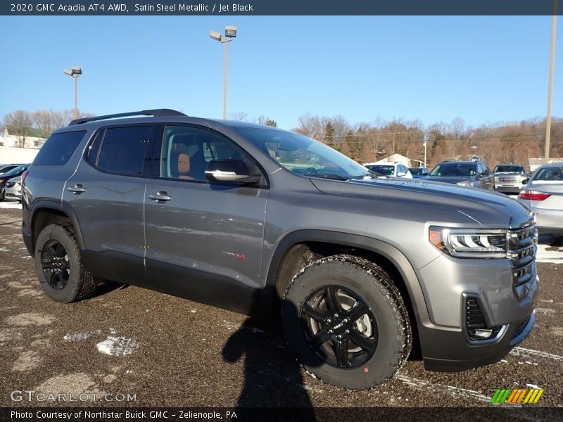 Satin Steel Metallic / Jet Black 2020 GMC Acadia AT4 AWD