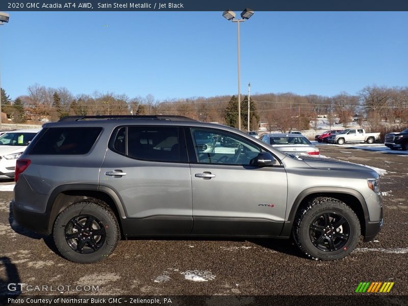 Satin Steel Metallic / Jet Black 2020 GMC Acadia AT4 AWD